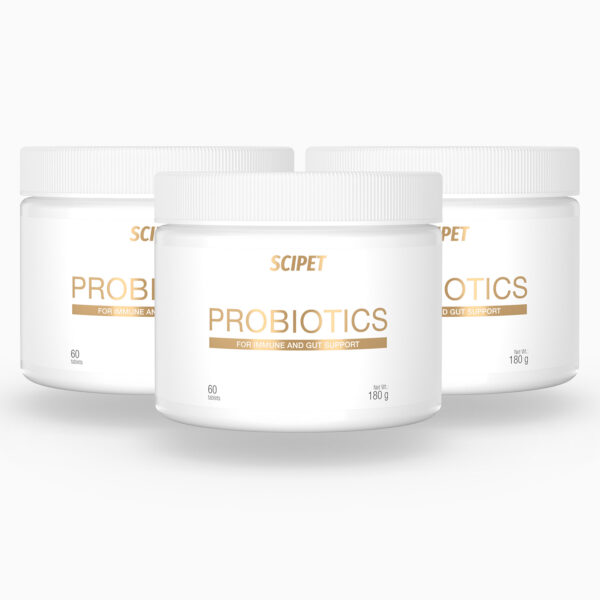 Probióticos SciPet para perros: 3 x 60 uds.