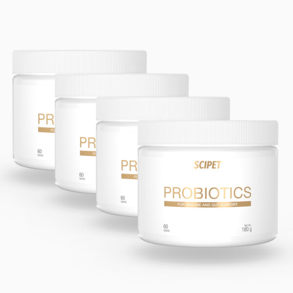 Probióticos SciPet para perros: 4 x 60 uds.