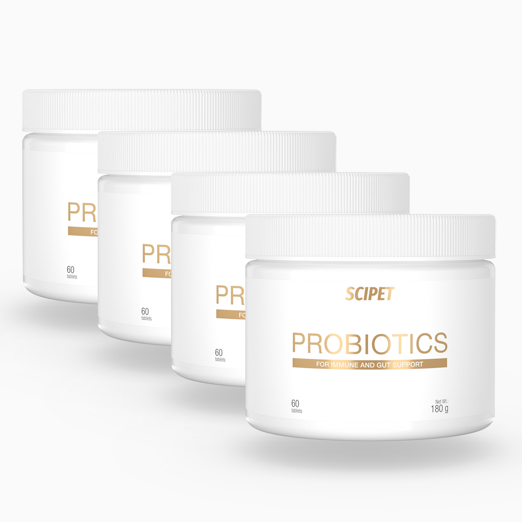 Probióticos SciPet para perros: 4 x 60 uds.
